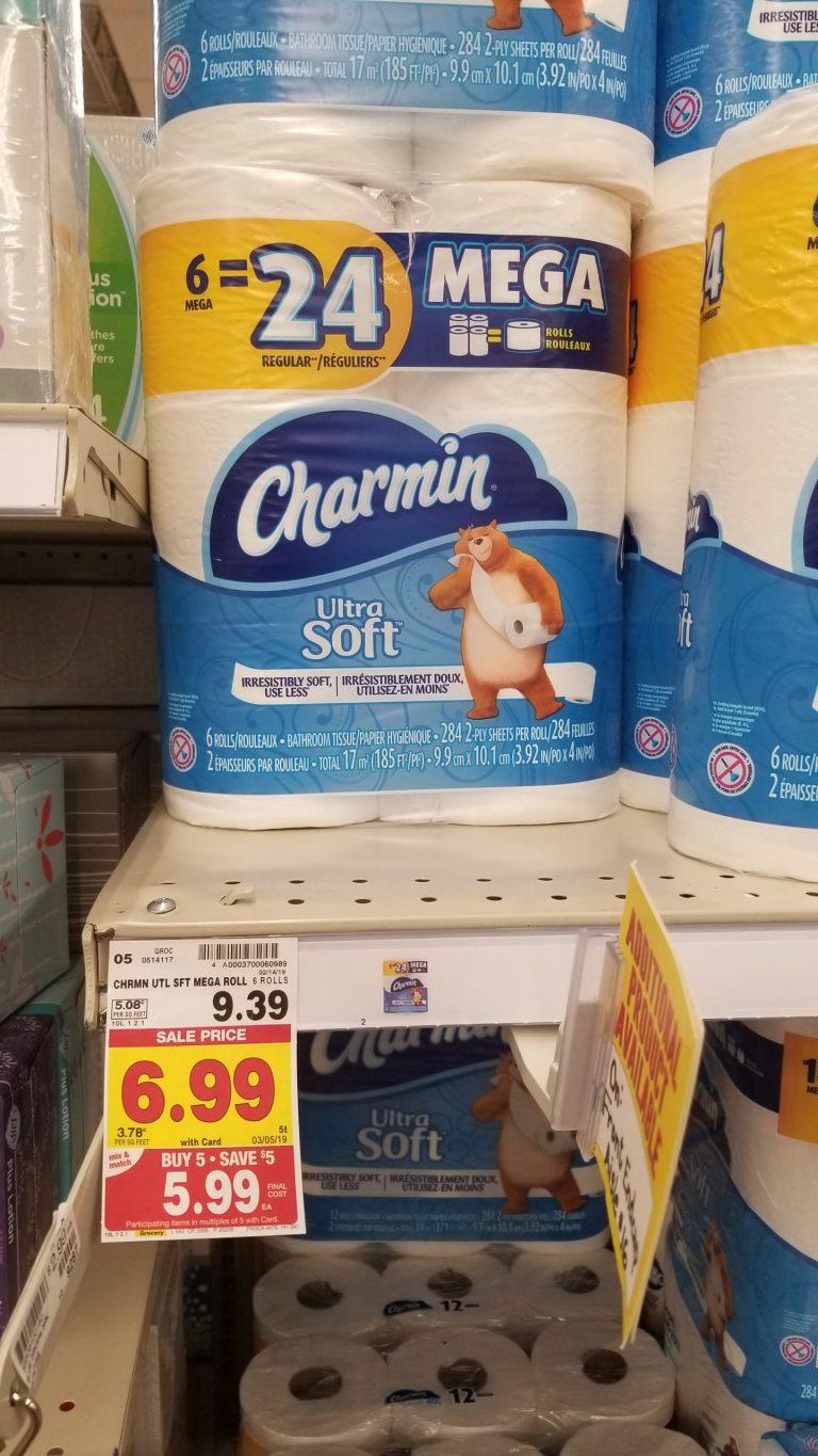 Charmin Bathroom Tissue just 5.74 Kroger Couponing