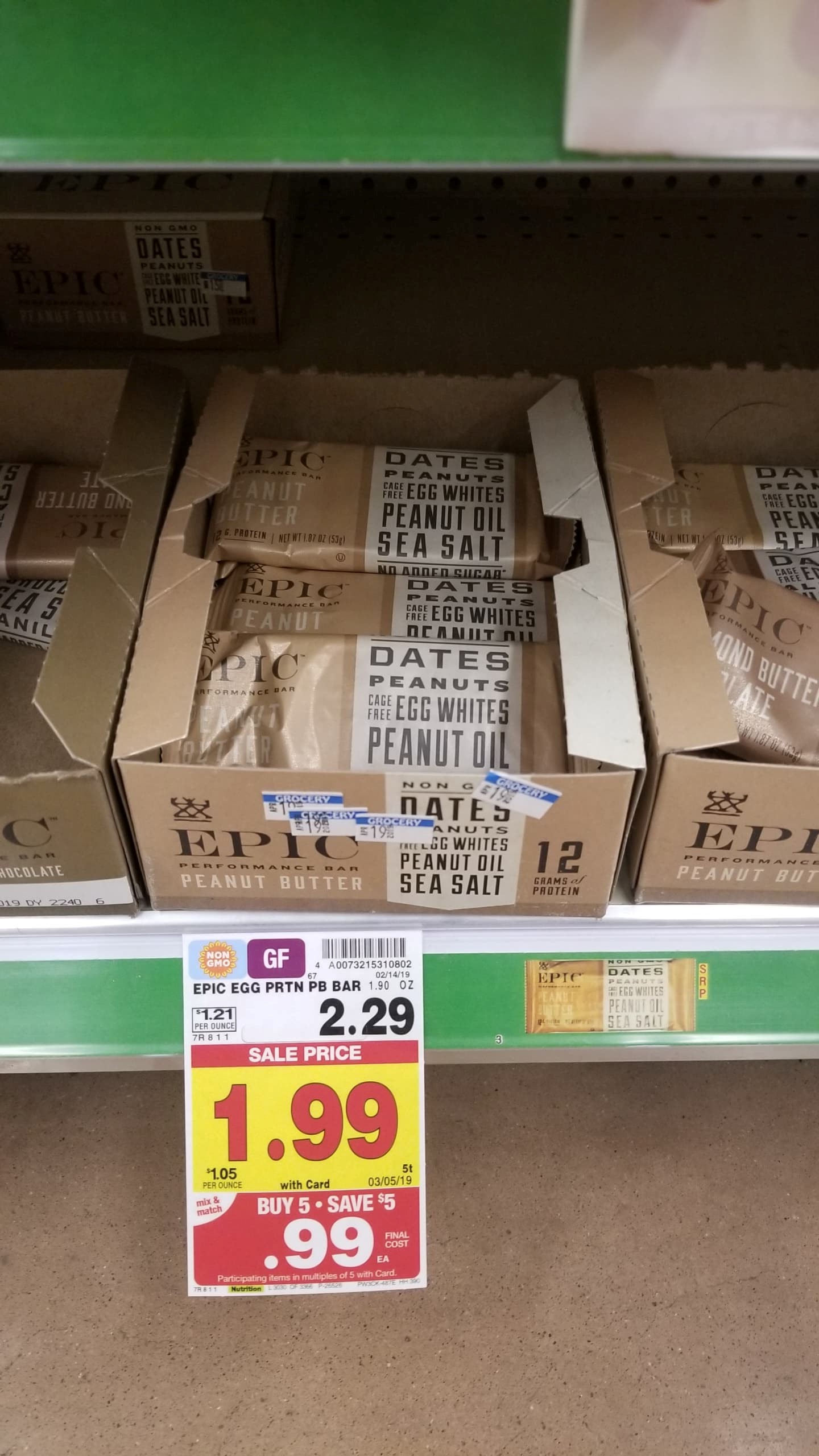 FREE Epic Bar - Kroger Couponing