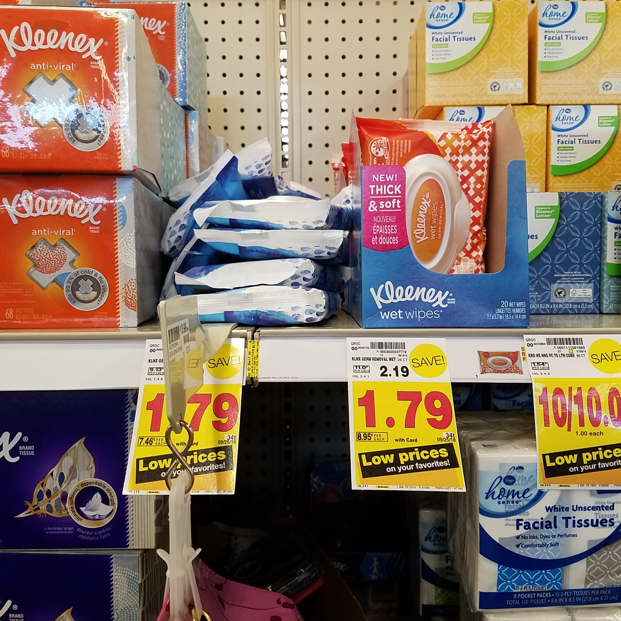 Kleenex Wet Wipes just 1.04 Kroger Couponing