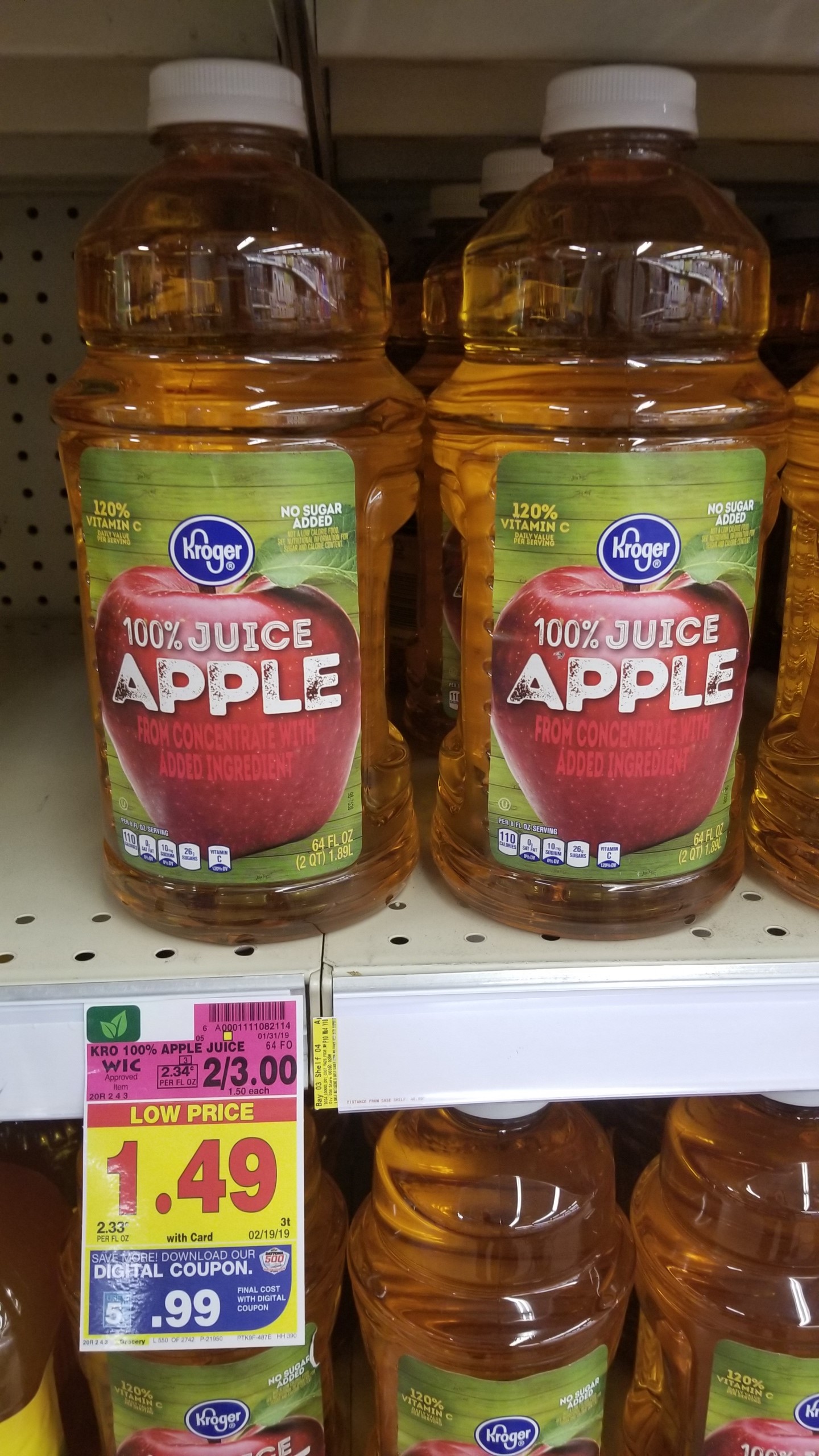 Kroger Apple Juice just .99 Kroger Couponing