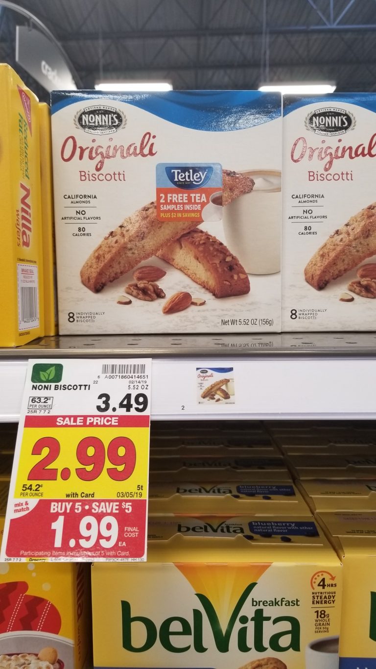 Nonni's Biscotti just 1.49 Kroger Couponing