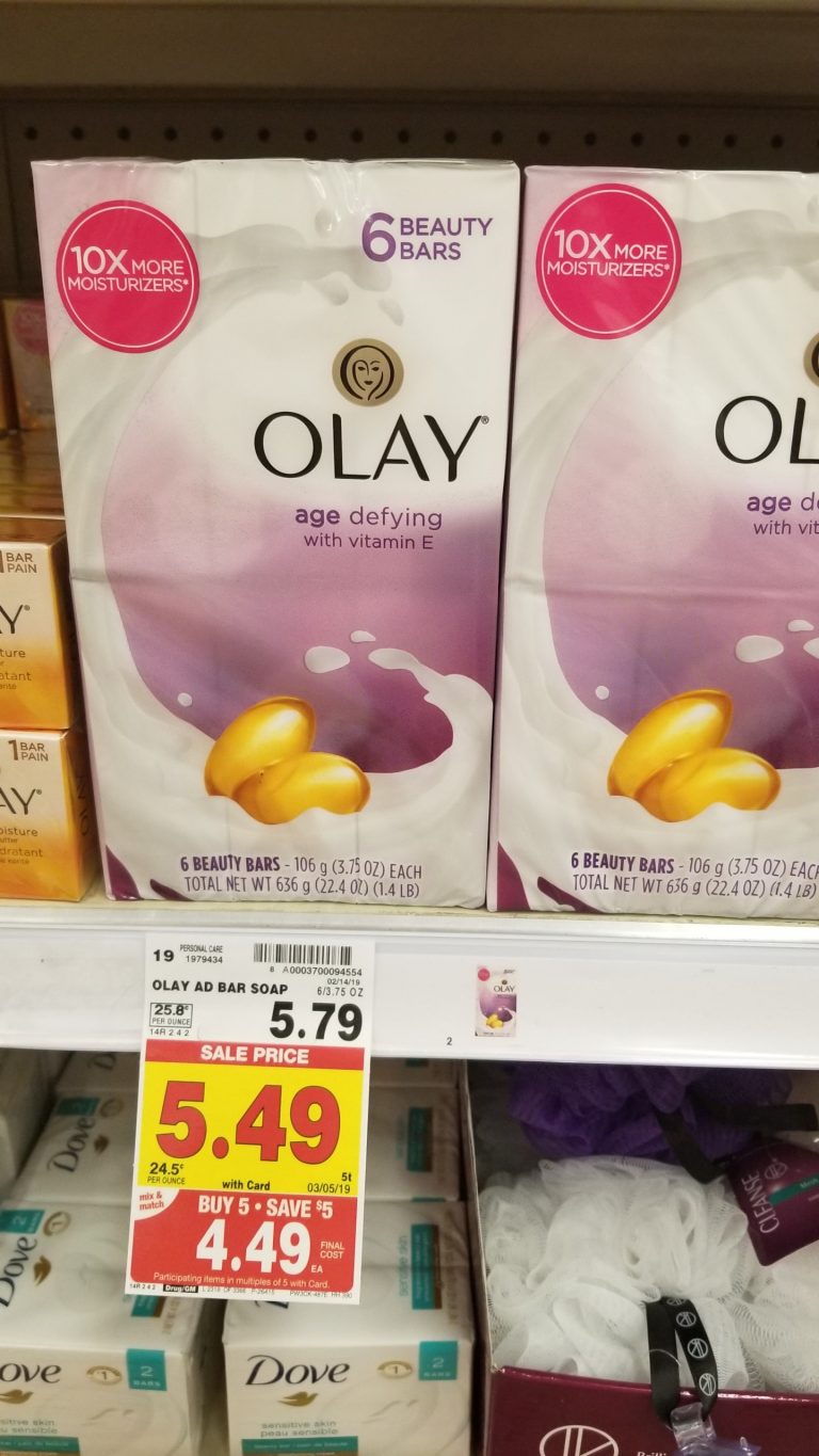 Olay Bar Soap just 3.49 Kroger Couponing