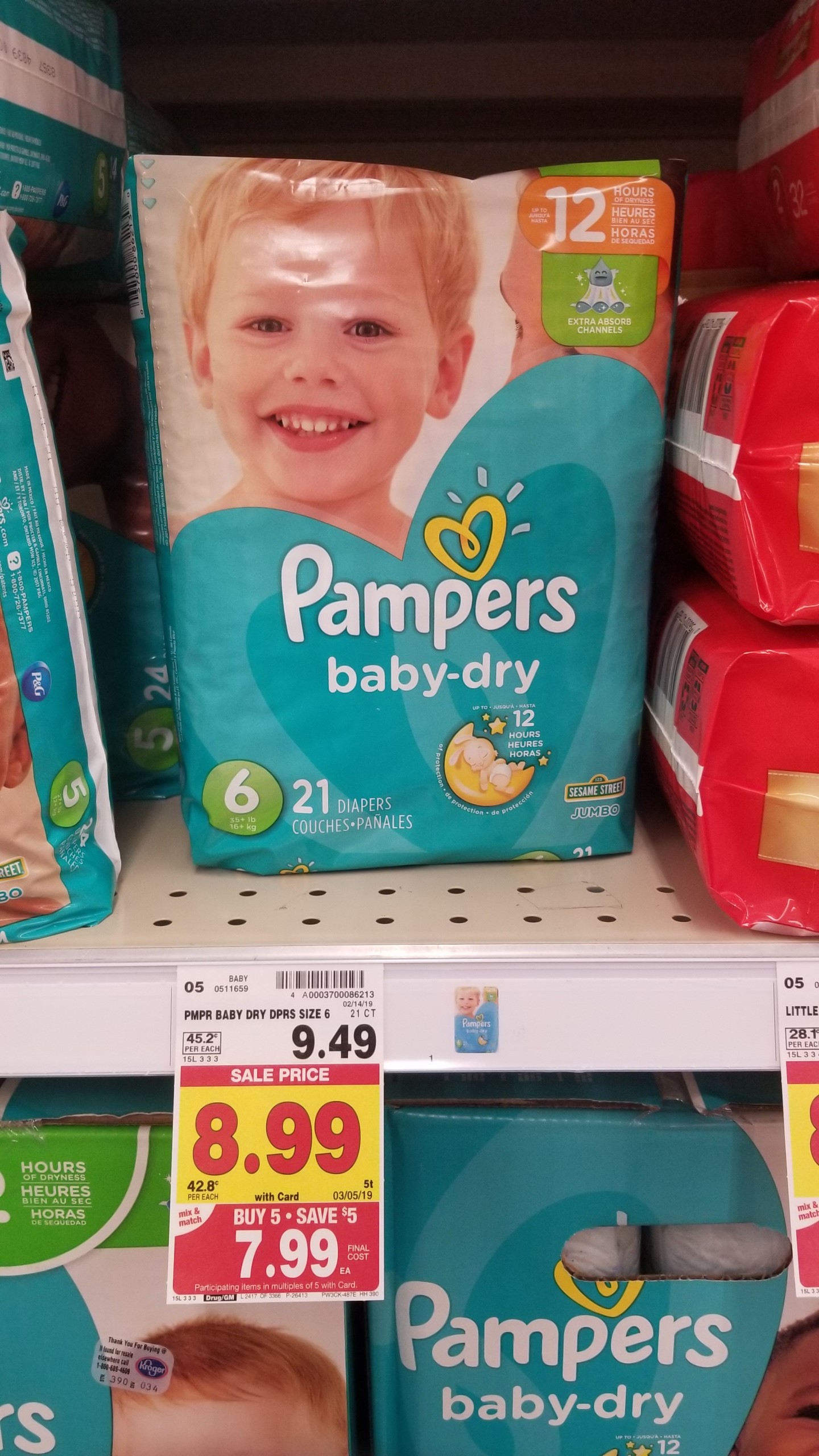Pampers Diapers just 6.99 Kroger Couponing