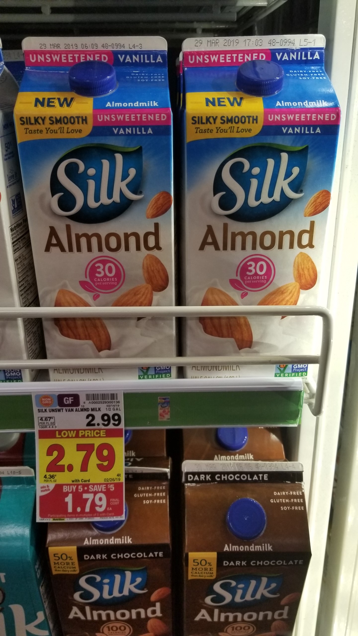 Silk Soy or Almondmilk just .79 Kroger Couponing