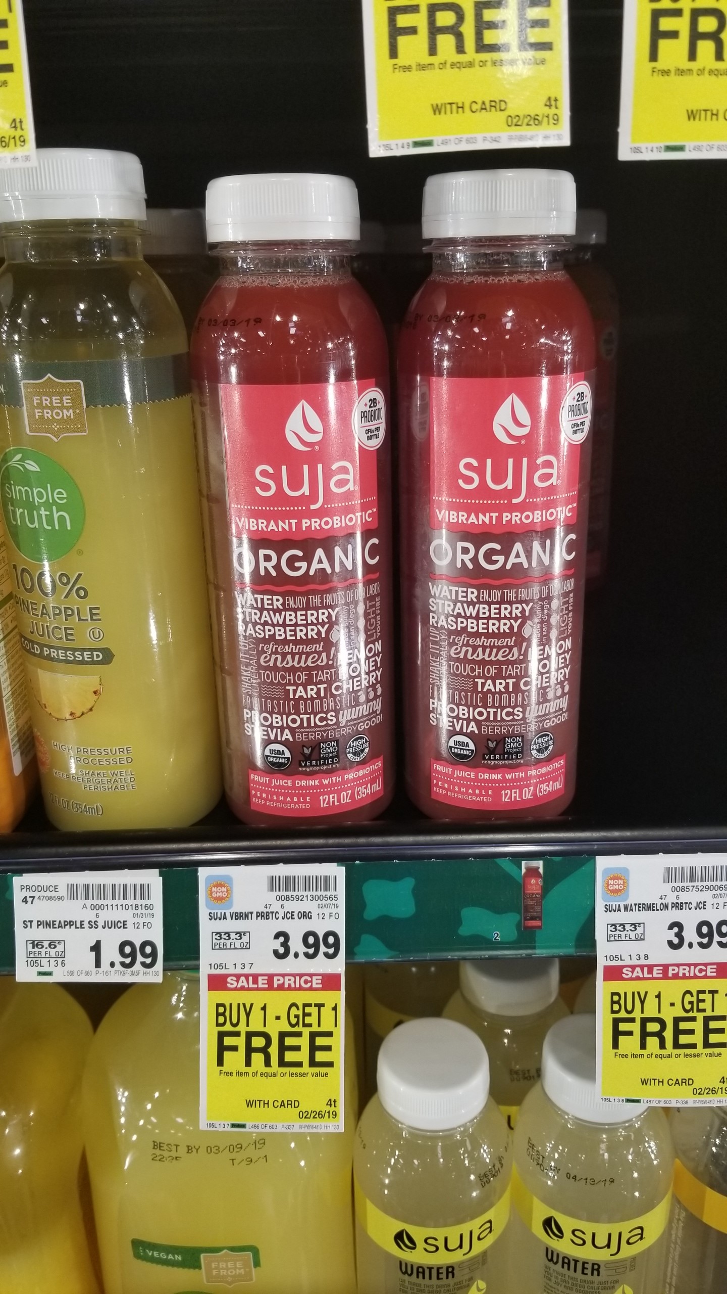 Suja Juice just .50 Kroger Couponing