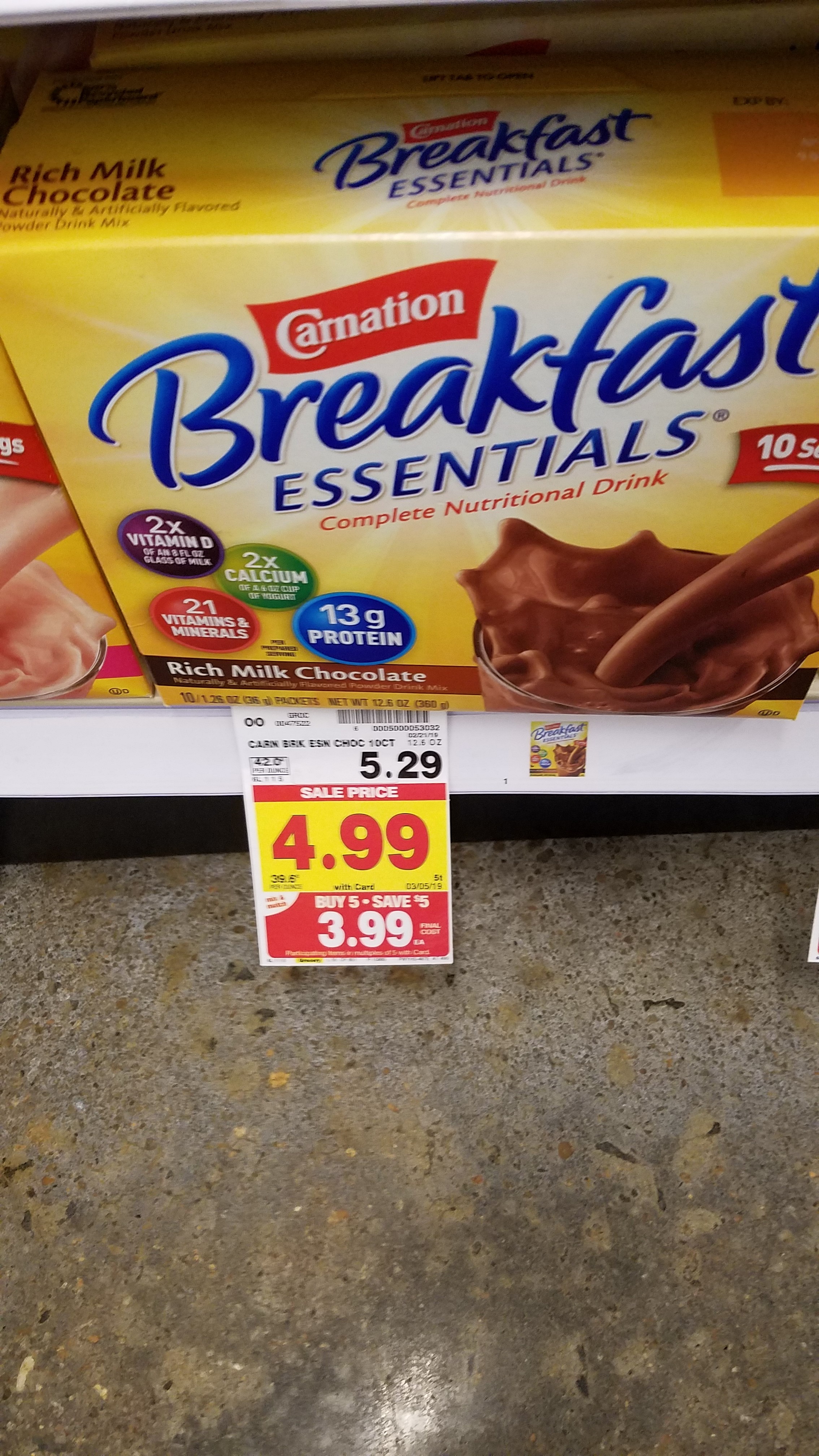 Carnation Instant Breakfast just 2.99 Kroger Couponing
