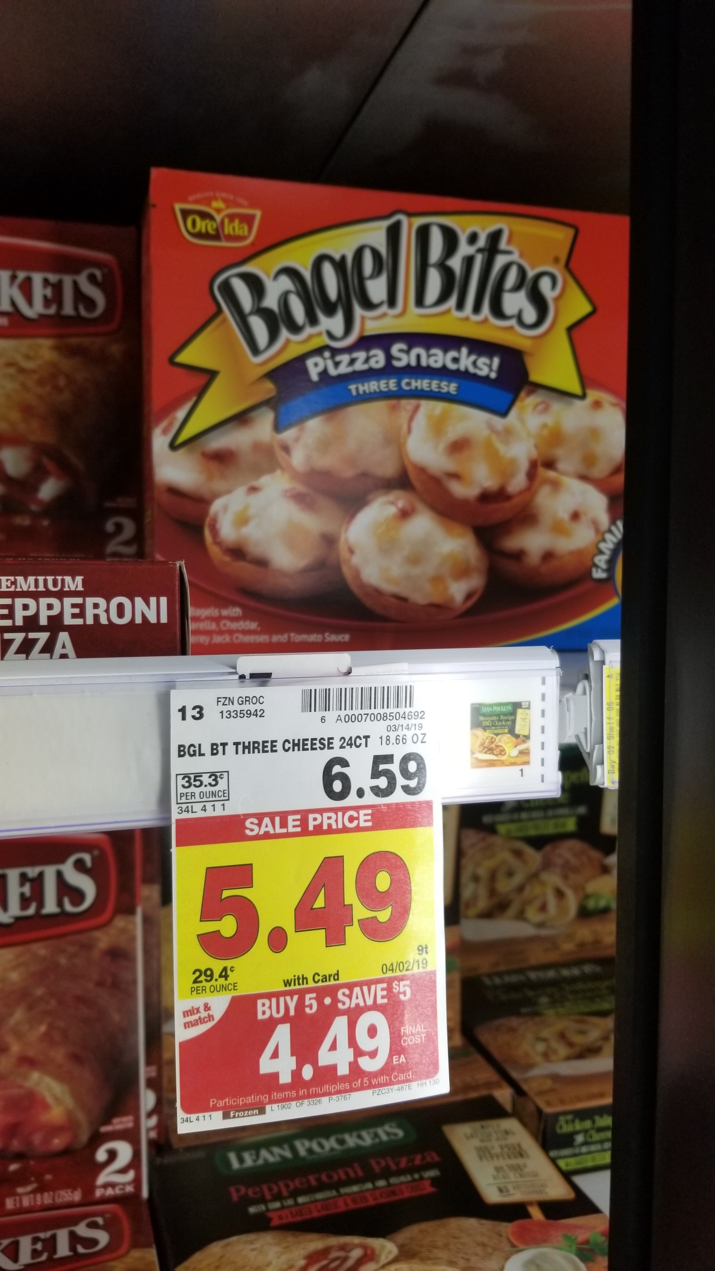 Bagel Bites just 3.49 Kroger Couponing