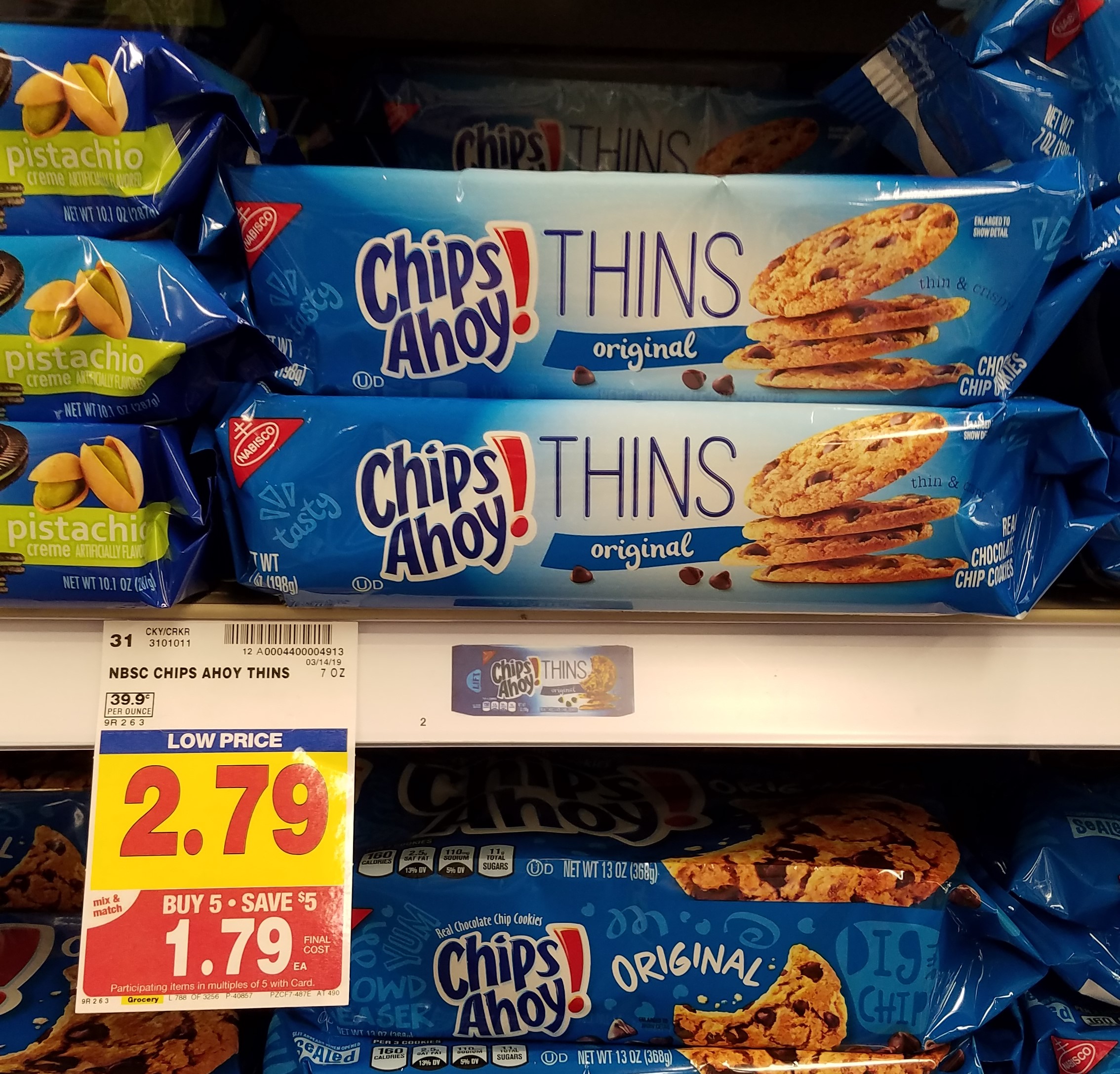 Chips Ahoy Thins just $1.04 - Kroger Couponing