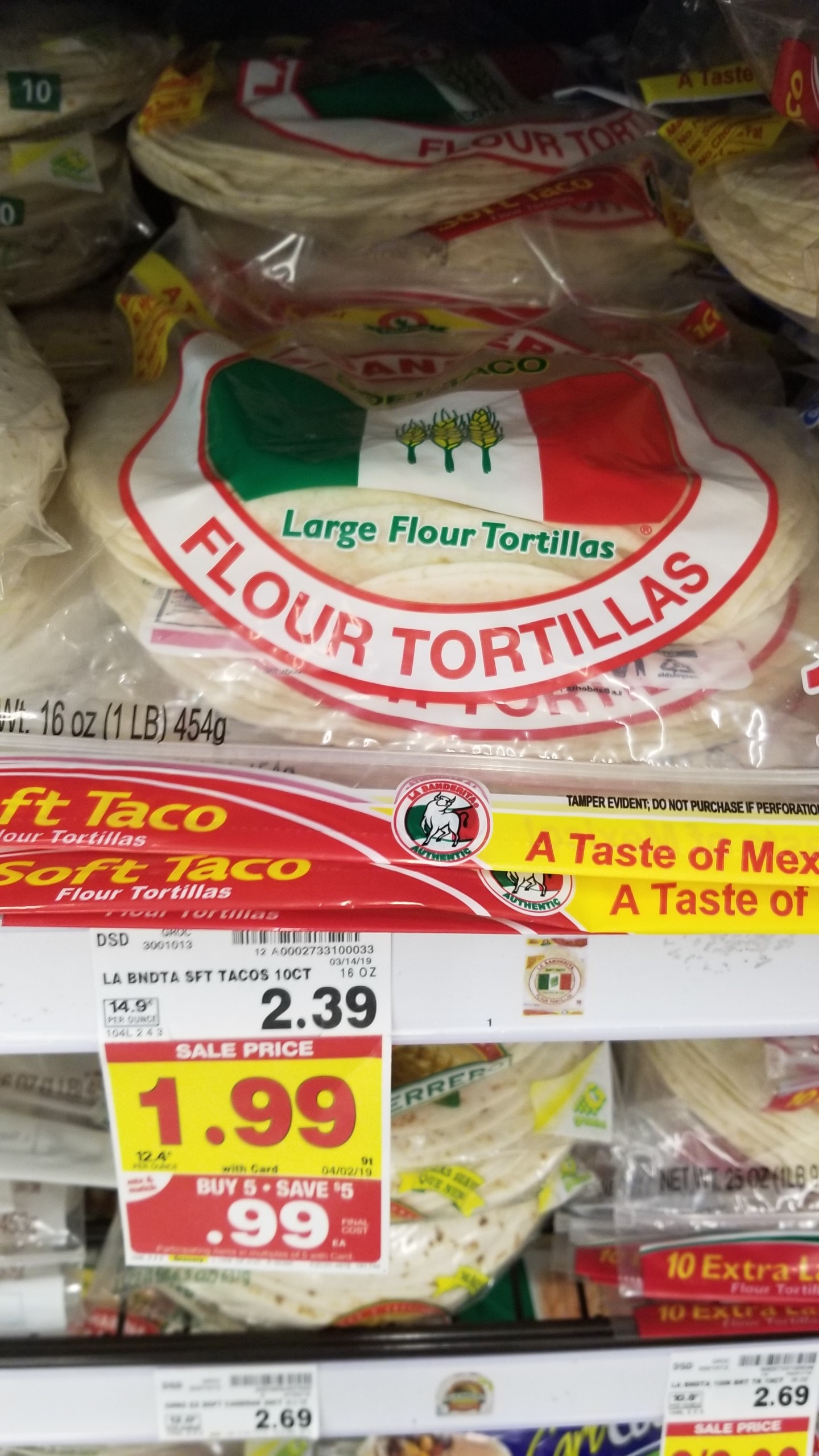 La Banderita Tortillas just .49 Kroger Couponing