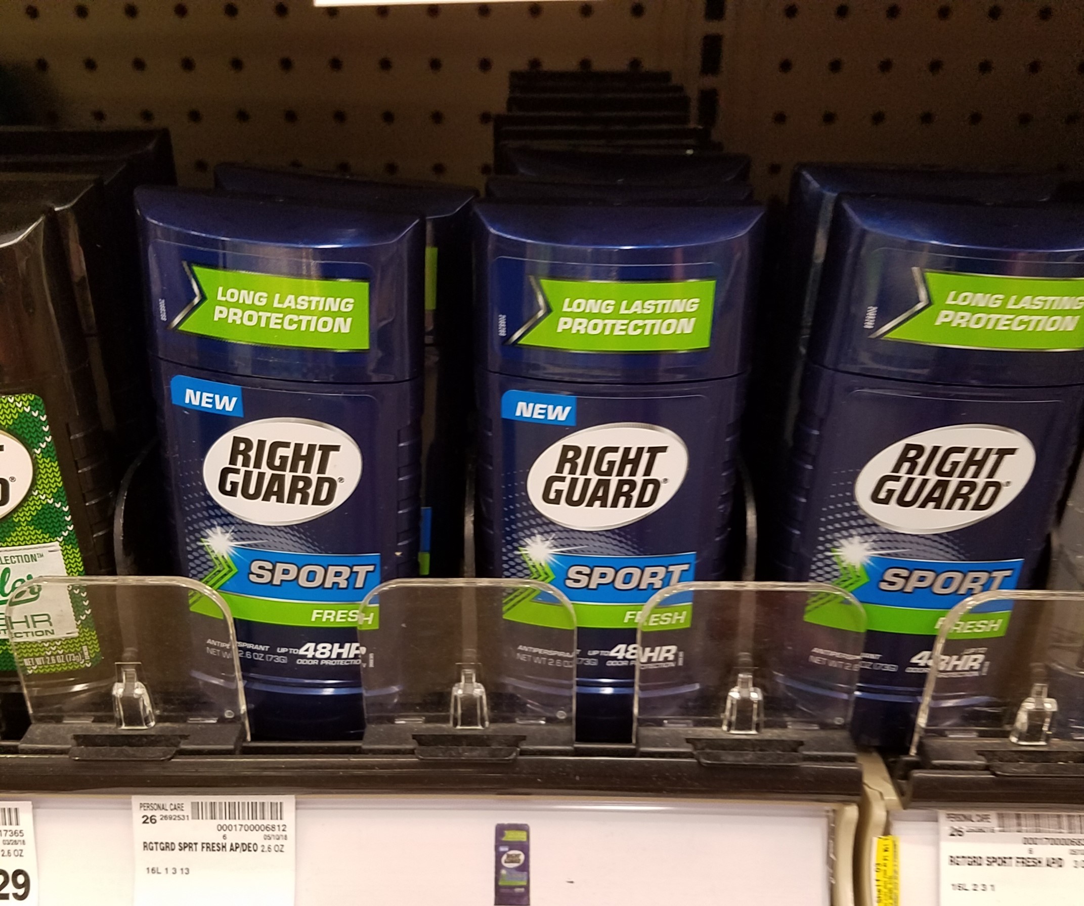 Right Guard Sport just .25 Kroger Couponing