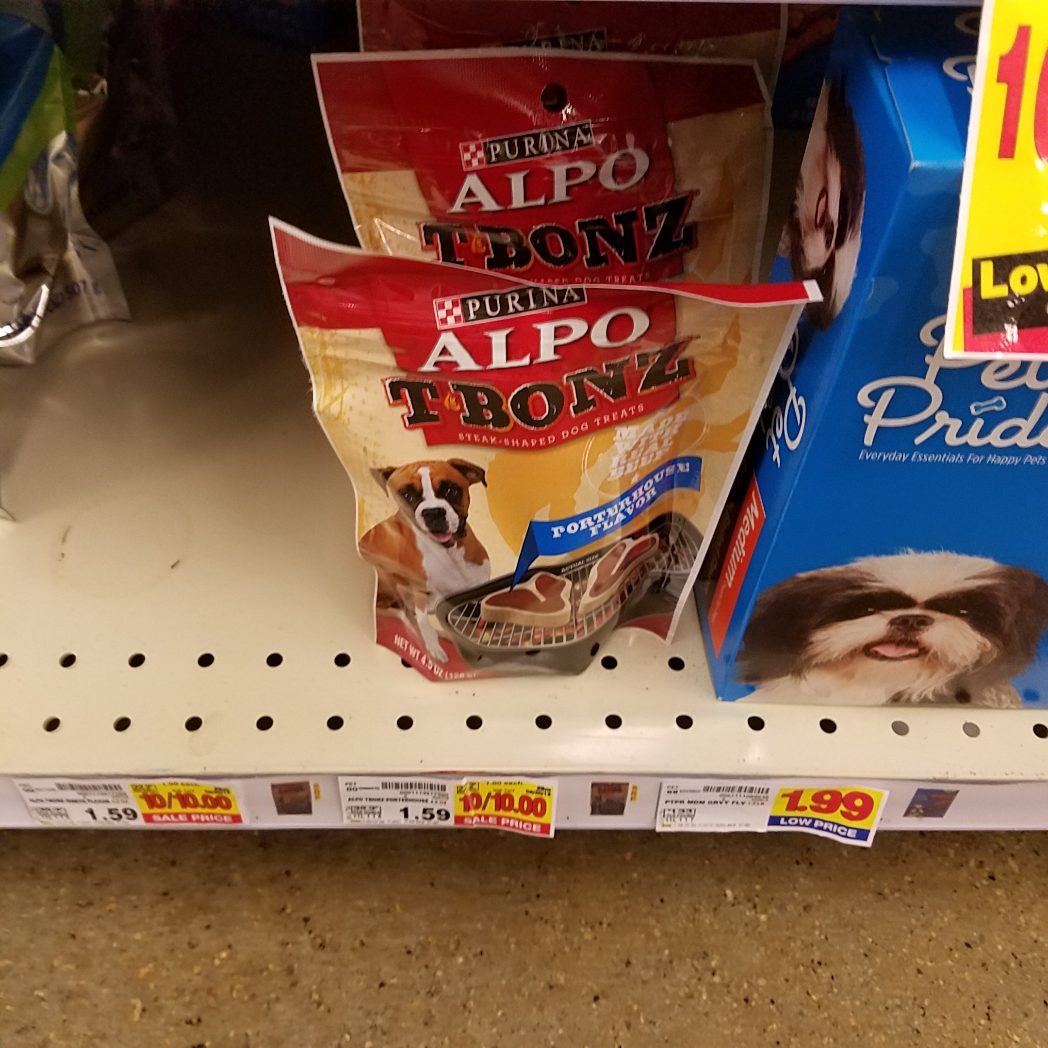 Purnia Alpo TBonz Dog Treats just .25 Kroger Couponing