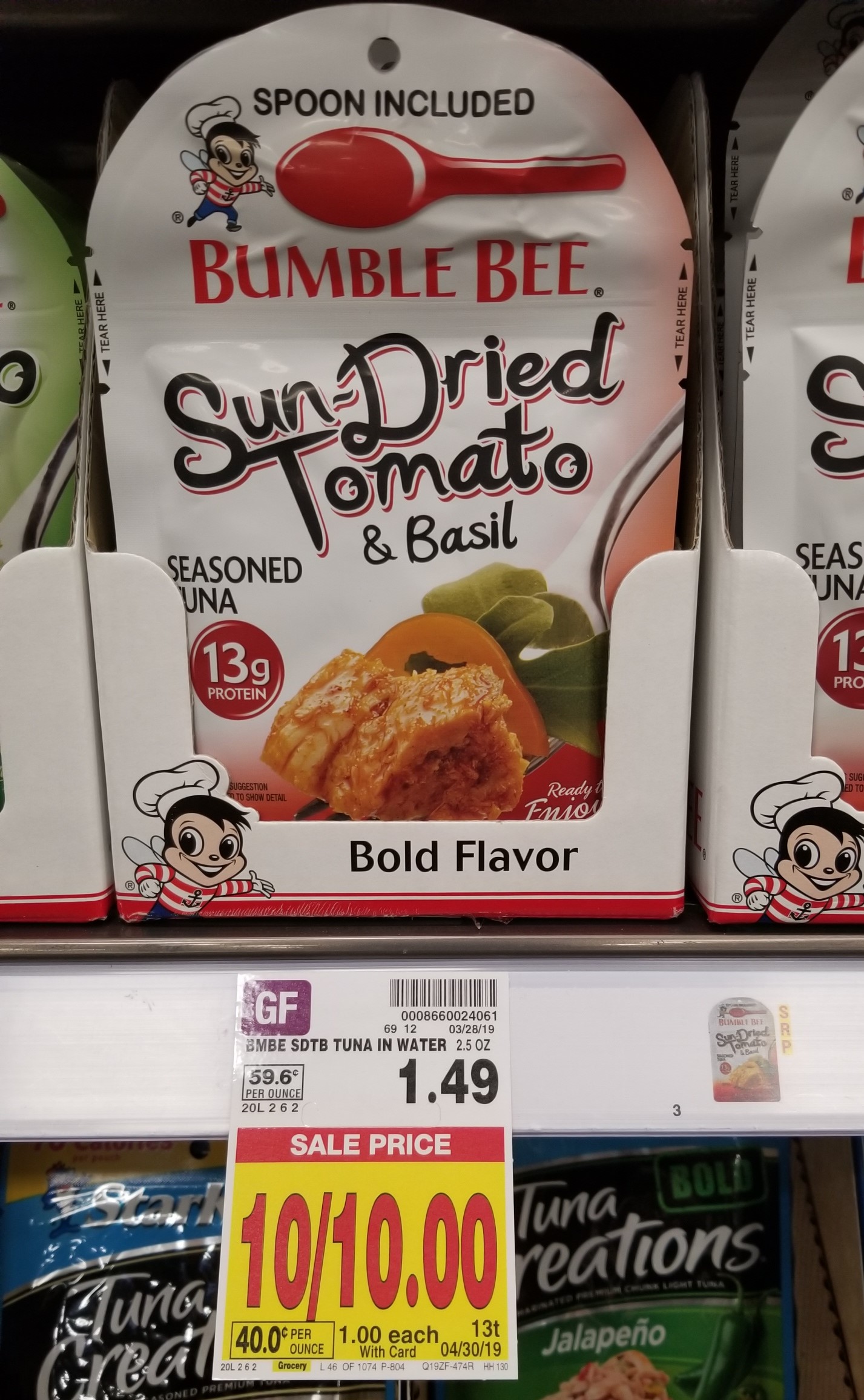 Bumble Bee Tuna just .50 Kroger Couponing