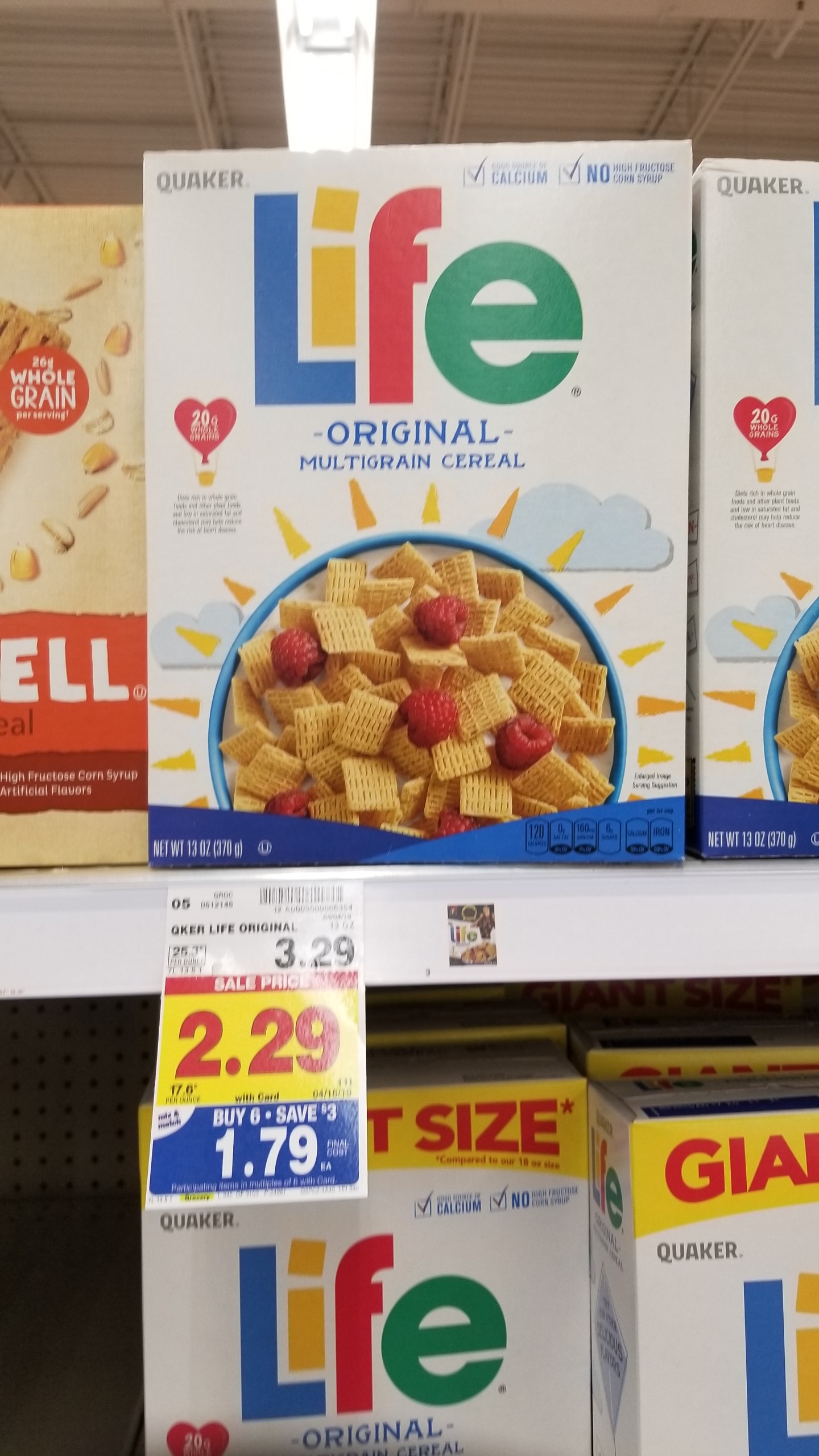 Quaker Life Cereal just $1.29 - Kroger Couponing